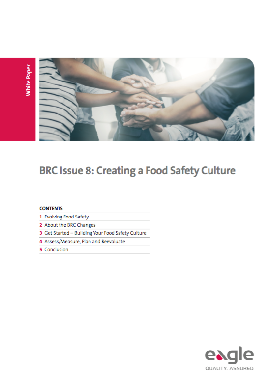 BRCGS Issue 8: Creating a Food Safety Culture
