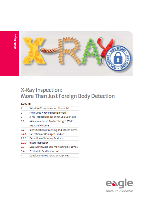 X-ray Technology for Food Inspection: More Than Foreign Body Detection