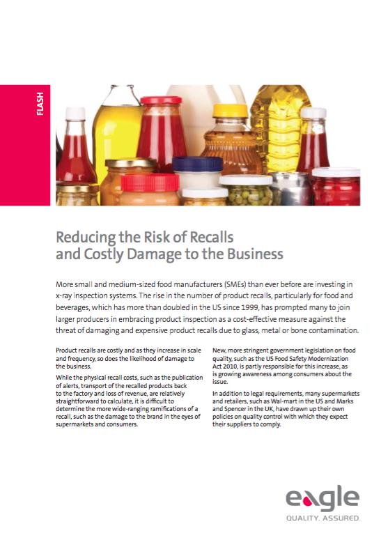 Reducing the Risks of Product Recalls