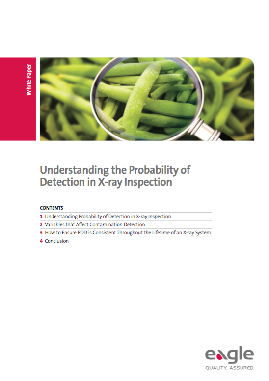 Understanding the Probability of Detection (POD) in X-ray Inspection of Food