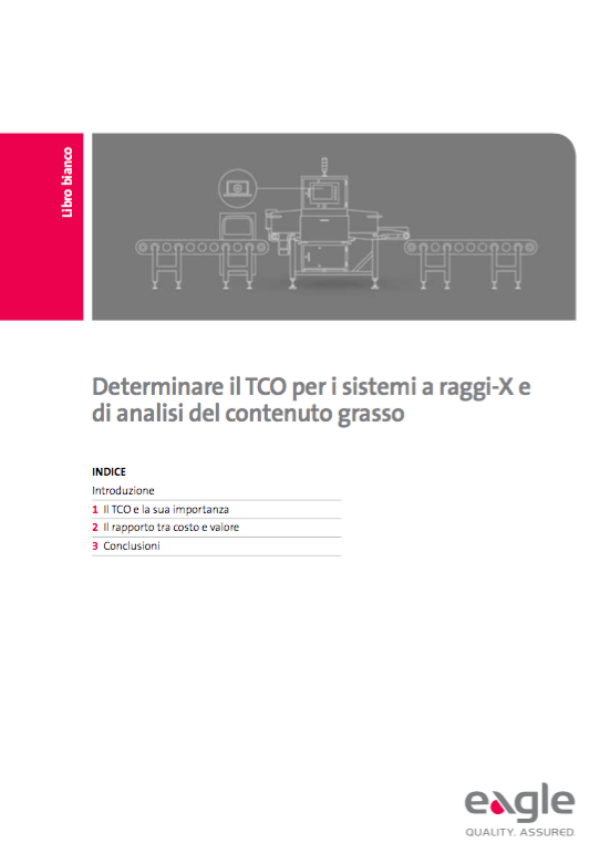 Determinacin del TCO para los sistemas de rayos-x y anlisis de contenido graso